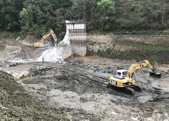 Effacement du barrage du Chat Cros et valorisation du site de l‘ancienne retenue à Evaux-les-Bains (12.09.2017)