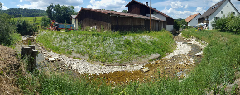 Berge 8 mois après travaux de terrassement