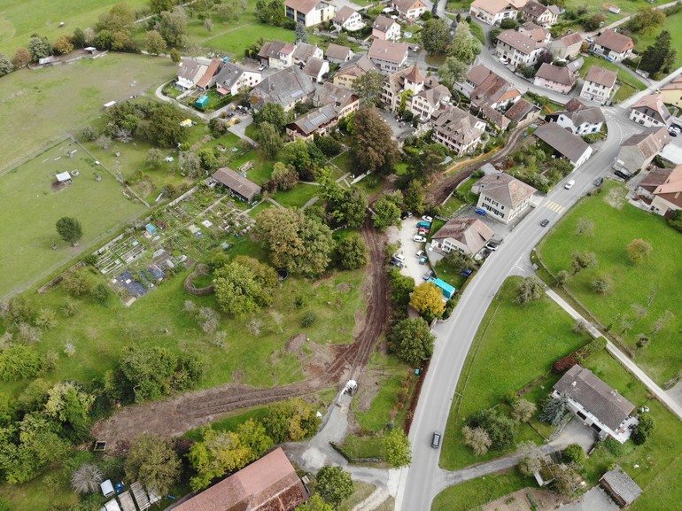 Travaux (septembre 2020) – Début des travaux préparatoires (© RWB)