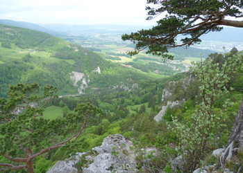 Vue depuis la crête des Rochers du Midi