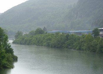 Vue générale de l‘aménagement réalisé 13 ans après travaux (juin 2008)