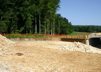 Ouvrage en travaux