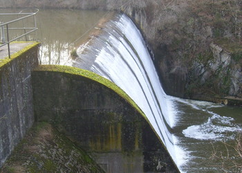 Vue du barrage (19.01.2010)