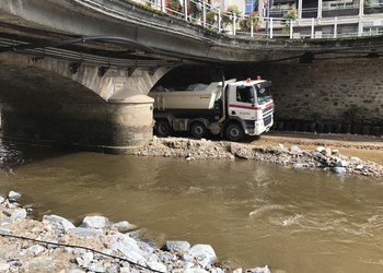 Des accès de chantier difficiles en centre-ville