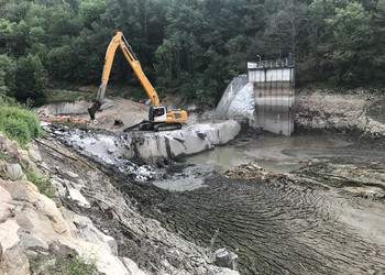 Effacement du barrage du Chat Cros et valorisation du site de l‘ancienne retenue à Evaux-les-Bains (04.08.2017)