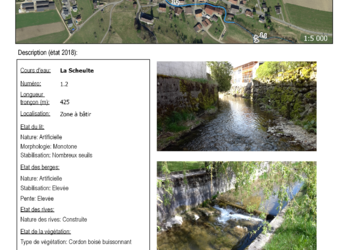 Fiche descriptive d‘un tronçon de cours d‘eau