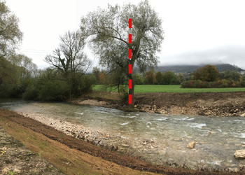 RESTAURATION DE LA LIBRE MIGRATION PISCICOLE PAR SUPPRESSION TOTALE DU SEUIL DES RONDEZ À COURROUX/DELÉMONT (JU)