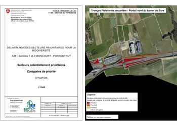 Plan des secteurs prioritaires