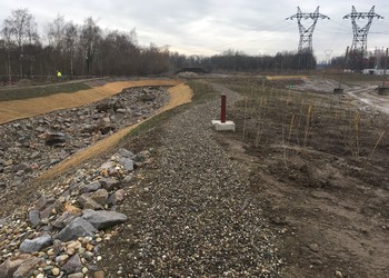 Etat à la fin des travaux et avant mise en eau (février 2018)