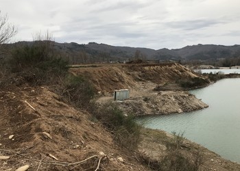 Mars 2019 ; Etat des gravières à la suite de la suppression des espèces végétales à tendance invasive