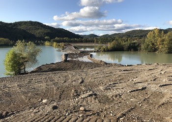 Octobre 2019 ; Terrassements en cours des hauts-fonds