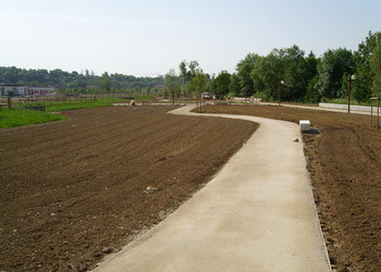 Travaux (mai 2007) : Le Parc prend forme