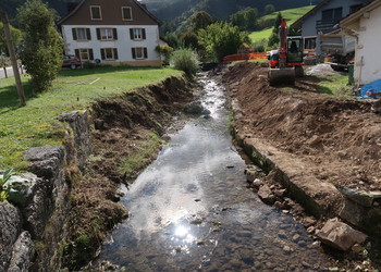 Travaux (septembre 2021) – démolition du mur