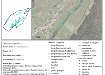 Analyse du réseau hydrographique de la commune de Val-de-Ruz et plan d’entretien des cours d’eau du Seyon et de la Sorge (NE)