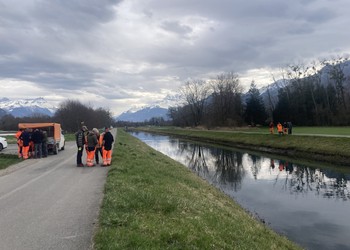 Jour 1 – Partie pratique sur le Grand Canal à Noville (diagnostic de terrain et développement du projet par petits groupes)