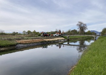 Jour 2 – Réalisation sur le Grand Canal à Noville (état après mise en œuvre des trois variantes)