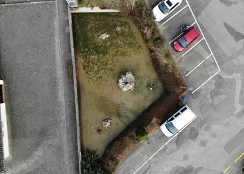 Etat initial (mars 2022) - Vue aérienne de la source avant travaux