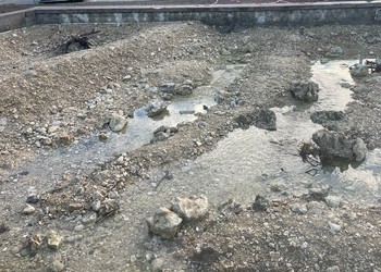 Travaux (octobre 2023) – Bras d’écoulement créés à partir des résurgences naturelles