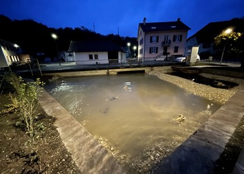 Etat réalisé (novembre 2023) - Crue plus importante lors d’un événement pluvieux 