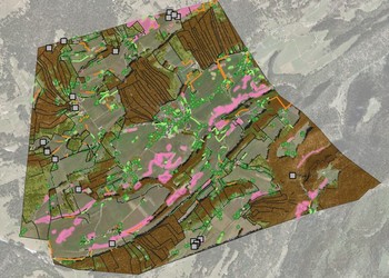 Plan de l’inventaire nature révisé (La Côte-aux-Fées)