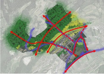 Lien entre l’analyse territoriale initiale (projet de territoire) et le plan des éventuelles futures zones de protection (révision du PAL) (Cressier) 