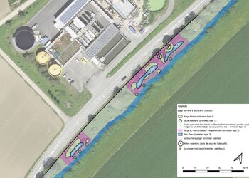 Plan de situation de l’ouvrage exécuté
