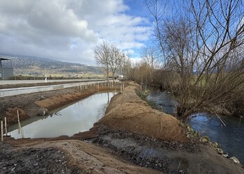 Travaux de terrassement, de stabilisation et de plantations terminés (décembre 2024)