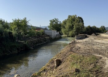 Etat initial (août 2025) – Etat après abattage mais avant travaux d’aménagement