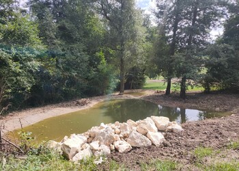 Etat réalisé (août 2025) – Mares et murgier au bord du ruisseau de la Betteratte à Develier