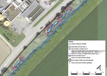 Plan de situation de l’ouvrage exécuté