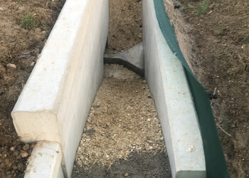 Détail d'une sortie d'un passage quelques mois après la fin des travaux (printemps 2021)