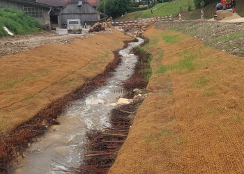 Travaux (septembre 2025) – La Fenatte : protection des pieds de berges avec des aménagements de génie biologique