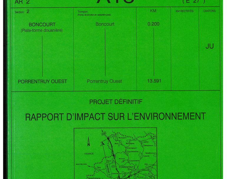 Etude d'impact sur l'environnement