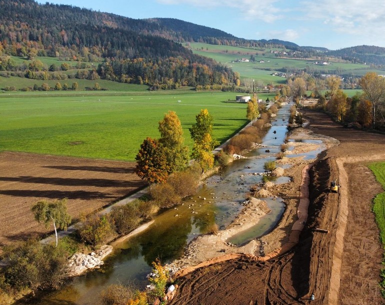 REVITALISATION ET PROTECTION CONTRE LES CRUES DU BIED DE MÔTIERS ET DE LA CONFLUENCE ENTRE L’AREUSE ET LA VIEILLE-AREUSE À VAL-DE-TRAVERS (NE)