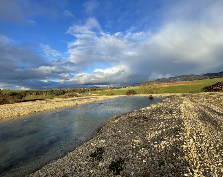 Réaménagement final de la décharge de la combe Vatelin, compensation écologique de l’autoroute A16, à Courgenay (JU)