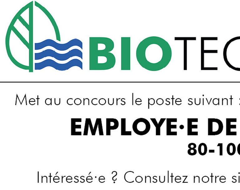 Nous recrutons (employé·e de commerce)