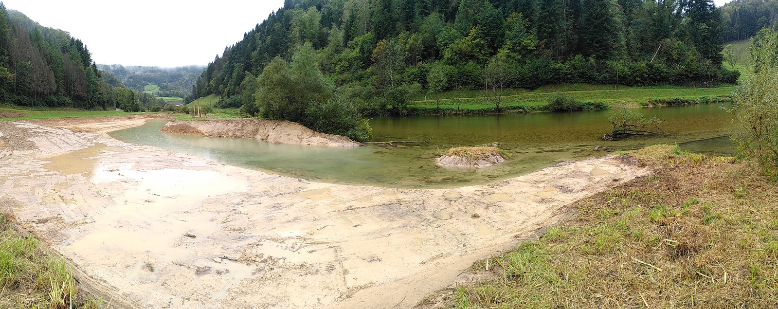 La zone alluviale de la Jogne dévoile son nouveau visage